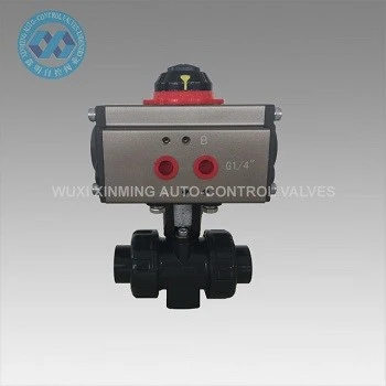 PVC Pneumatic Ball Valve PVC Pneumatic Ball Valve
