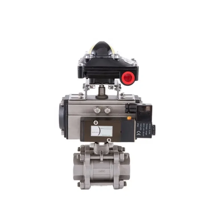 3PC Thread Ball With Pneumatic Actuator