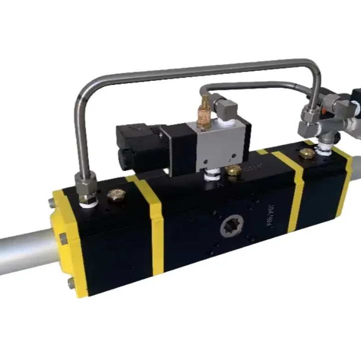 2 Way Ball Valve Tiga tahap aktuator pneumatik