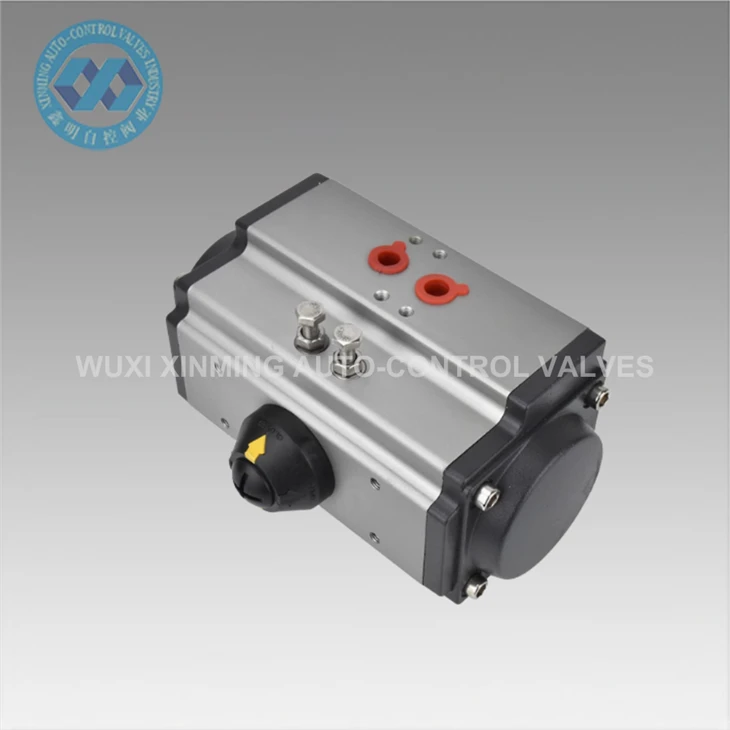 At GT Series Single And Double Acting Pneumatic Butterfly Valve Actuator 90 Degrees Rotation