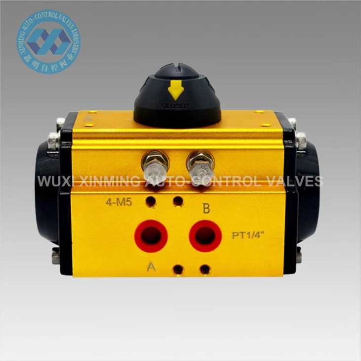 Baja karbon stainless steel aktuator pneumatik berkualitas tinggi