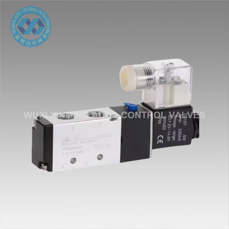 Katup solenoid pneumatik 5 arah 2- Posisi kontrol udara 12v 24v 220V