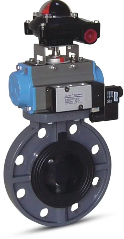 Katup peredam pneumatik aktuator