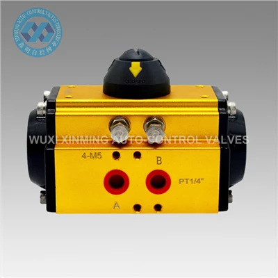 Baja karbon stainless steel aktuator pneumatik berkualitas tinggi