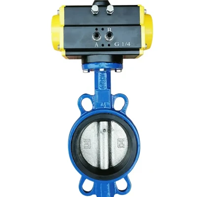 Produsen Cina Harga Pneumatik Stainless Steel Wafer Butterfly Valve