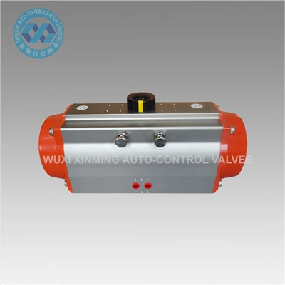 Aluminium hemat-energi Aluminium akting katup katup katup pneumatik aktuator