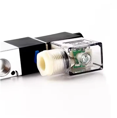 Katup solenoid kontrol udara pneumatik panjang