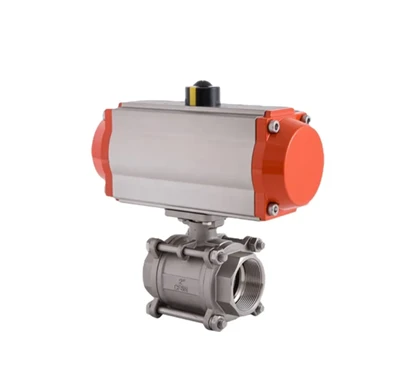 NPT Thread Pneumatic Actuated Ball Valve|CE/ATEX Bersertifikat