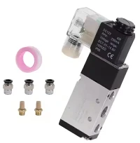 Katup solenoid pneumatik 5 arah 2- Posisi kontrol udara 12v 24v