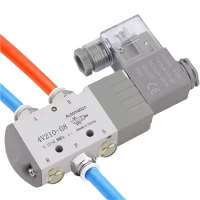 Kontrol aliran presisi grosir katup solenoid pneumatik dengan aksesori