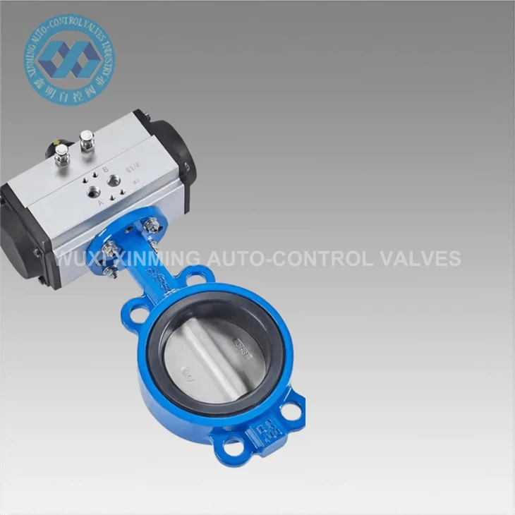 Stainless Steel SS304 316L Pneumatic Butterfly Valve Butterfly Valve